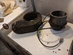 Vtg Jenn-air Downdraft Electric Range Blower Squirrel Cage Fan, Motor & Housing. Fixed Price $110.00.