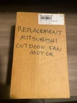 Mitsubishi Outdoor Fan Motor U01A01301. Fixed Price $195.00.