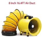 Industrial Extractor Fan 8/10INCH Utility Blower With 5/10M Duct Hose Ventilator. Fixed Price $119.28.