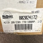 Ge Motors A842AS 802024172 Hvac 1/2 Hp 208-230V Thermally Protected. Fixed Price $320.00.