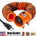 12 Inches Utility Blower Exhaust Fan With 16.4 Ft Duct, 3500 R/min & Cfm. Fixed Price $98.39.