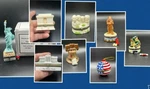 Porcelain Ceramic Trinket Box Hinged - Your Choice $5.50 Flat Shipping On First. Fixed Price $16.99.