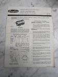 Dayton 1/20 Hp Gear Motors 3M125B 3M128B Operating Instruction Parts Manual. Fixed Price $25.50.