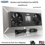 Alorair 240CFM Crawlspace Ventilation Fan Lcd Stainless Steel Exhaust Timing. Fixed Price $119.00.