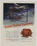 1944 Leland Ad: Creative Electrical Engineering - Motors Dayton, Ohio. Fixed Price $21.84.