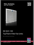 Rittal Sk 3241.100 Toptherm Filter Fan Unit. Fixed Price $85.00.