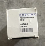 Proline Capacitor PB400E000P440EAGR 40UF 440VAC. Fixed Price $35.97.