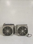 Lot Two (2) Hoffman Industrial Cooling Fans Cat #: A-PA6AXFN Untested. Fixed Price $199.99.