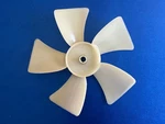 Thorgren 5 Fan Blade Cw Wing Push-on 1/4 Bore. Fixed Price $15.00.