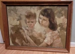 Leroy Foster Scarce African American Painting Gay Detroit Artist Oil On Board. Fixed Price $15939.10.
