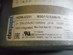 Ebmpapst HC52JZ231, Blower Motor M3G084-GF09. Fixed Price $700.00.