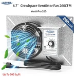 Alorair 6.7" Crawl Space Ventilator Fan 260 Cfm Basement Garage Exhaust. Fixed Price $79.00.