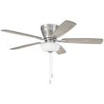 Craftmade WHL52BNK5C1 Wheeler Indoor Ceiling Fan Brushed Polished Nickel. Fixed Price $119.16.