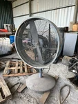 Hartzell 29,800 Cfm, 3HP, 3PH Direct Drive Pedestal Mounted Fan. Blades. Fixed Price $1750.00.