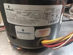 Emerson K55HXWMG-1245 Furnace Blower Motor 1/3HP 115V 1075RPM 3SPD 1864. Fixed Price $69.00.