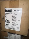 Dayton Direct Drive Blower Motor Black New Open Box. Fixed Price $300.00.