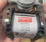 Dayton 4M180D Fan & Blower Motor 1/150 Hp 2750 Rpm 120V 0.32A. Fixed Price $45.99.