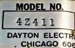 Dayton 4Z411 Pneumatic Motor. Fixed Price $200.99.