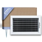 Steel Adjustable Air Supply Grille Vent Cover For Sidewall And Ceiling. Fixed Price $22.99.