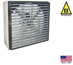 Exhaust Fan Industrial - Explosion Proof 30" 115/230V Ph 7080 Cfm. Fixed Price $3225.43.