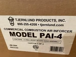 Tjernlund PAI-4. Commercial Combustion Air Intake Hood Only. Fixed Price $124.99.