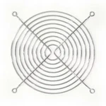 Dayton 60WC87 Compact Axial Fan Guard, Radiator Connec. Fixed Price $11.29.