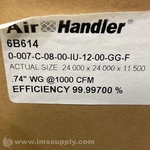 Air Handler 6B614 Hepa Filter Fnfp. Fixed Price $432.00.