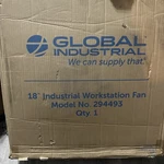 Global Industrial 18" Workstation Fan, 4,600 Cfm, 1/3 Hp (sb). Fixed Price $55.00.