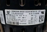 Zhongshan Broad-ocean Y7L623C520 Blower Motor 115V 1/3HP 1075RPM 3SPD HC41TQ113. Fixed Price $149.00.