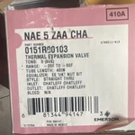 Emerson Nae Zaa Cha Thermal Expansion Valve, Brass Copper, 0151R00103, 094147. Fixed Price $35.45.