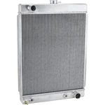 Universal Aluminum Radiator - 27 Inch Tall, Passenger Side Outlet. Fixed Price $277.99.