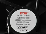 For Etri 125XR0381000 AC208-240V 18/15W High Temp Fan 120X120X38MM Qty Avail!. Fixed Price $32.00.