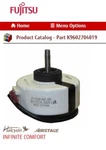 Fujitsu K9602704019 Aka Motor Brushless W/chsn Hy MFD-12TYAN DC280. Fixed Price $252.00.