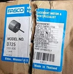 Fasco D725 Permanent Split Capacitor Motor New In Box. Fixed Price $44.99.