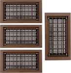8" X 16" Automatic Crawl Space Vent - Brown, 4 Pack For Airflow Replacement New. Fixed Price $75.00.