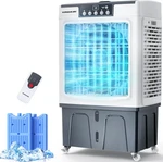 41" Swamp Cooler, 3100CFM Evaporative Air With 12 Gallon Water Tank, Port. Fixed Price $502.99.