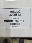 Riello 3005843 F3 Oil Burner Motor Oem 120V Replacement. Fixed Price $120.00.