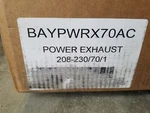 Trane BAYPWRX70AC Precedent Power Exhaust KIT--208-230V-70-1. Fixed Price $249.99.