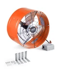 15 Inch Gable Mount Fan 1650 Cfm Attic Exhaust With Adjustable Thermostat. Fixed Price $65.44.