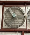 Nice Canarm AX42-7 Exhaust Fan 42IN 230V 1 Phase Warehouse Shop Building Vent. Fixed Price $999.00.
