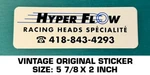 Hyper Flow Racing Heads Specialite - Vintage Original Decal Sticker Engines. Fixed Price $6.51.