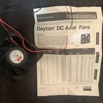 Dayton Axial Fan 48 Volt New In Box. Fixed Price $9.99.