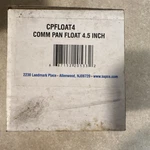 Supco CPFLOAT4 Comm Pan Valve 4.5 Inch. Fixed Price $14.00.