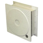 Hessaire Shutter 18" Exhaust Fan Ceiling Mounted 2160-CFM Galvanized Steel White. Fixed Price $138.03.