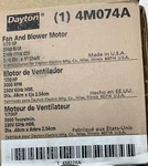 Dayton 4M074A Fan&blower Motor 1/70HP 230V 3000RPM-NIB. Fixed Price $55.00.
