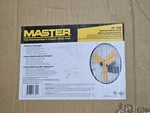 Master Oscillating Wall Fan, Direct-drive, HIGH-VELOCITY,3-SPEED, 30" MAC-30WOSC. Fixed Price $319.20.