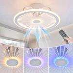 Jtfany Ceiling W/ Lights Modern Remote 7-BLADE 36W Led 3-SPEED Winds. Fixed Price $105.54.