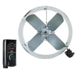 Iliving Electric Exhaust Fan Gable Mount Thermostat Controlled 2339 Cfm 120-VOLT. Fixed Price $106.46.