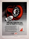 Joy Industrial Axial Fan Vintage 1979 Magazine Ad Print Energy Saving Equipment. Fixed Price $14.25.