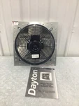 Dayton - 484X38 Shutter Mount Exhaust Fan 12 In Blade Totally Enclosed 1/15 Hp. Fixed Price $75.00.
